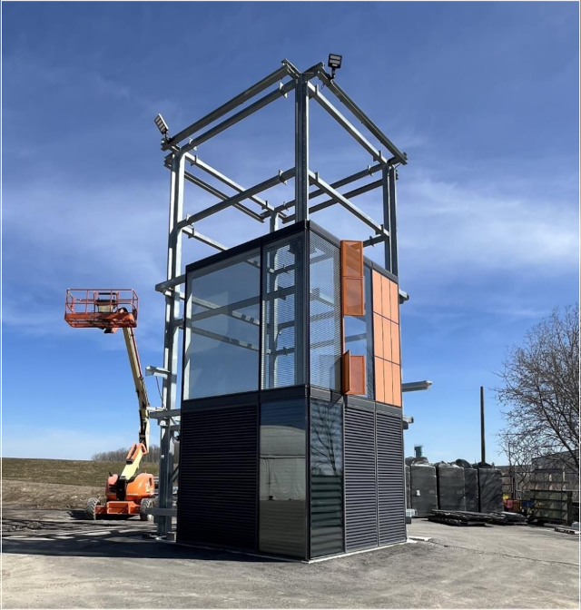 Mockup Testing Img building a scaled tower model
